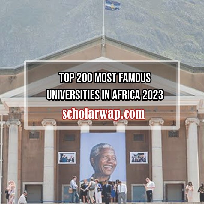 Top 200 Universities in Africa 2023 African University Ranking